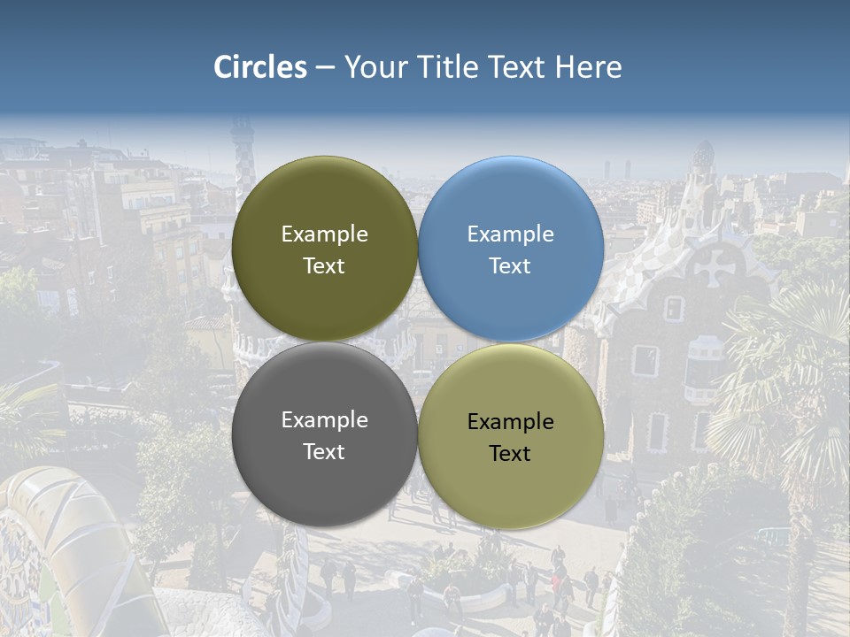 Gaudi Park Art PowerPoint Template