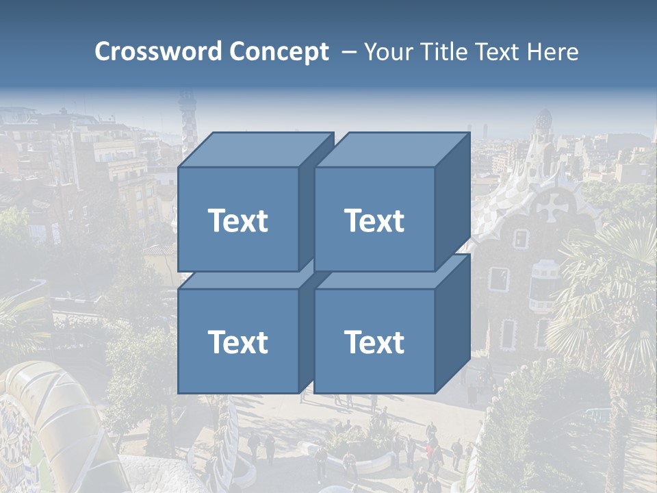 Gaudi Park Art PowerPoint Template