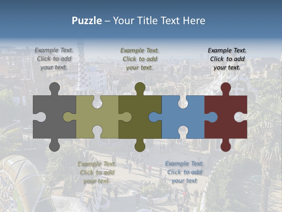 Gaudi Park Art PowerPoint Template