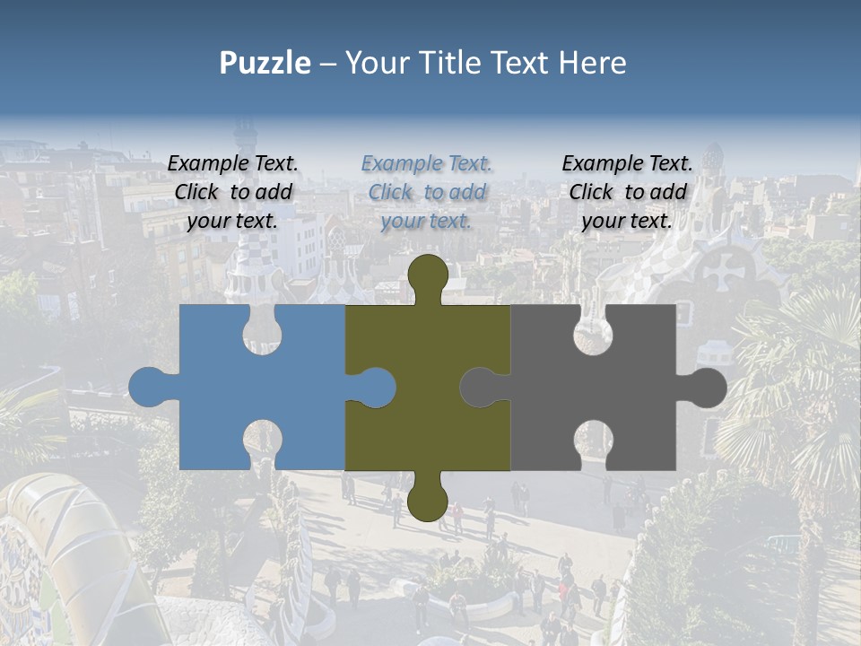 Gaudi Park Art PowerPoint Template