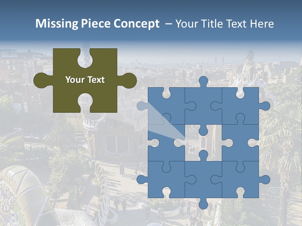 Gaudi Park Art PowerPoint Template