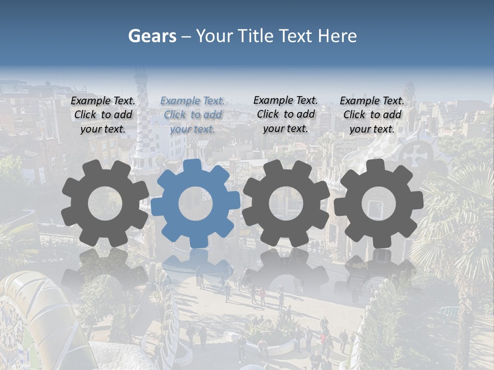 Gaudi Park Art PowerPoint Template