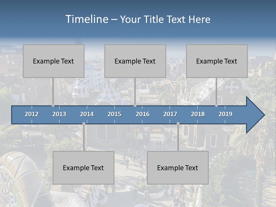 Gaudi Park Art PowerPoint Template