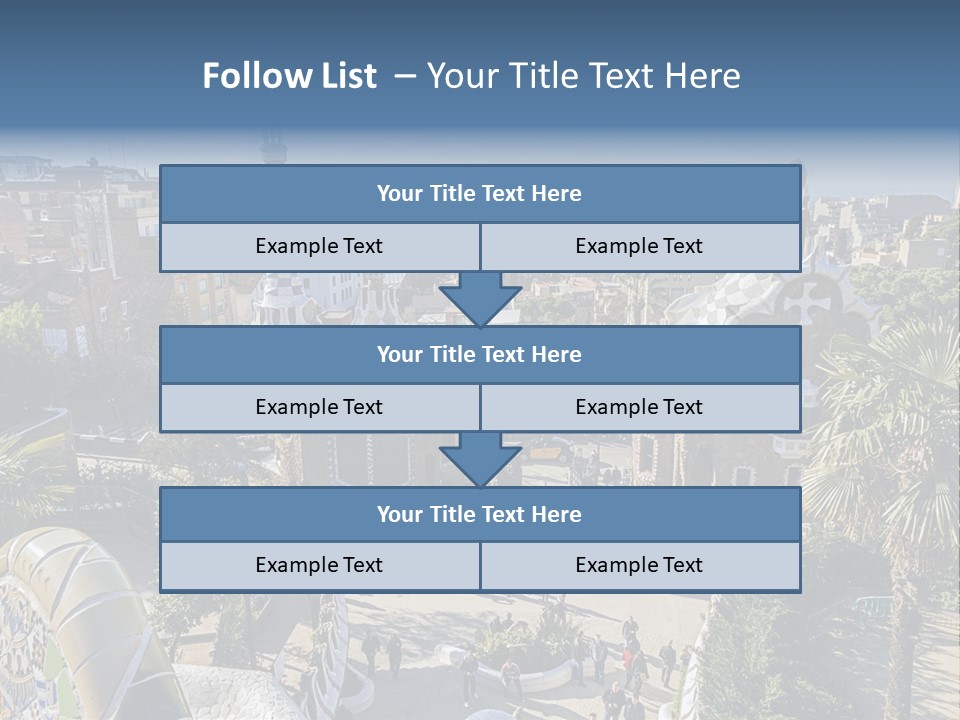 Gaudi Park Art PowerPoint Template