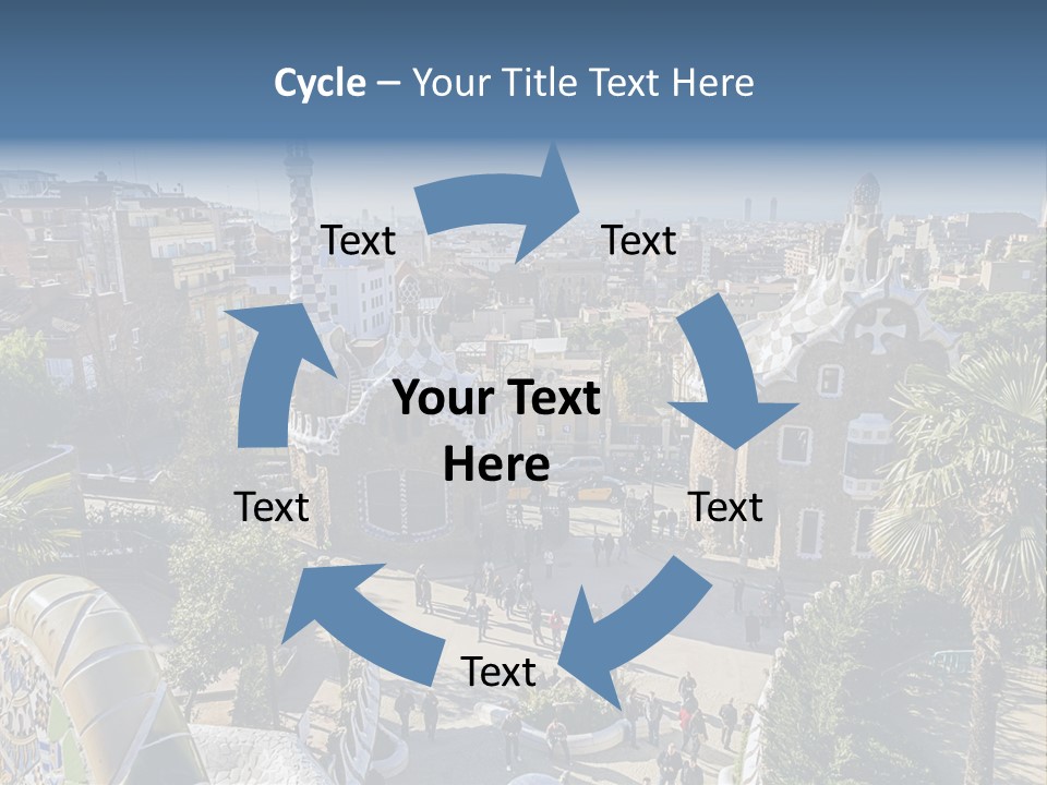 Gaudi Park Art PowerPoint Template