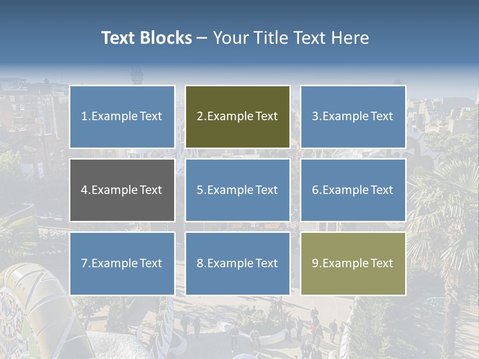 Gaudi Park Art PowerPoint Template