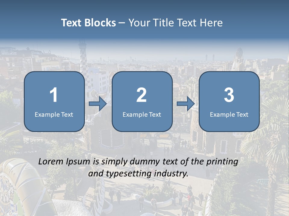 Gaudi Park Art PowerPoint Template