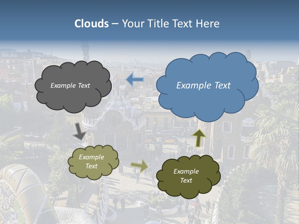 Gaudi Park Art PowerPoint Template