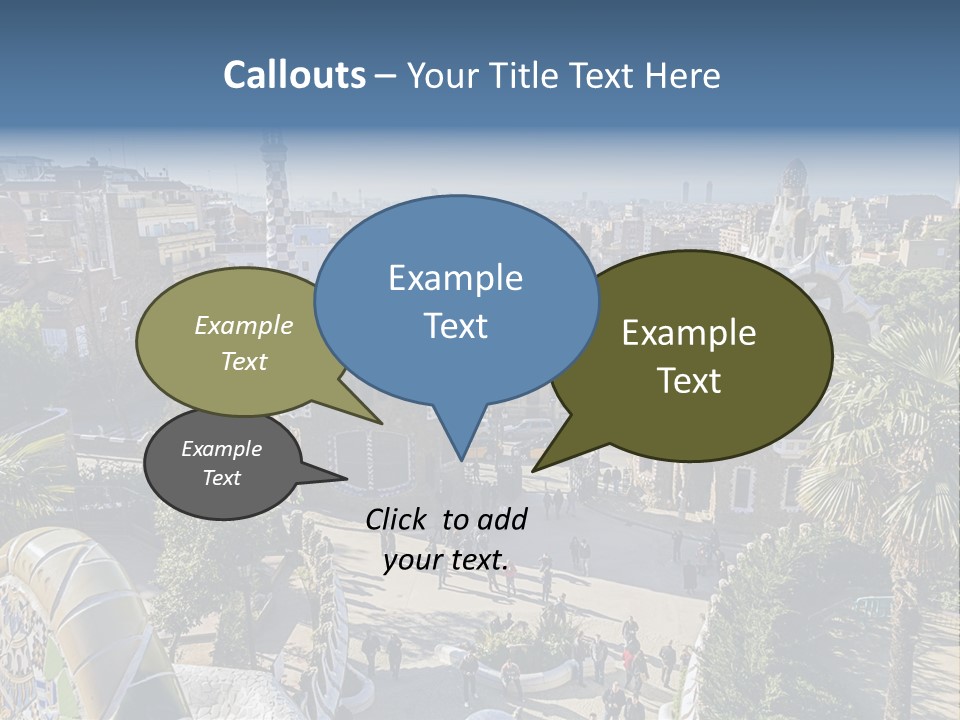 Gaudi Park Art PowerPoint Template