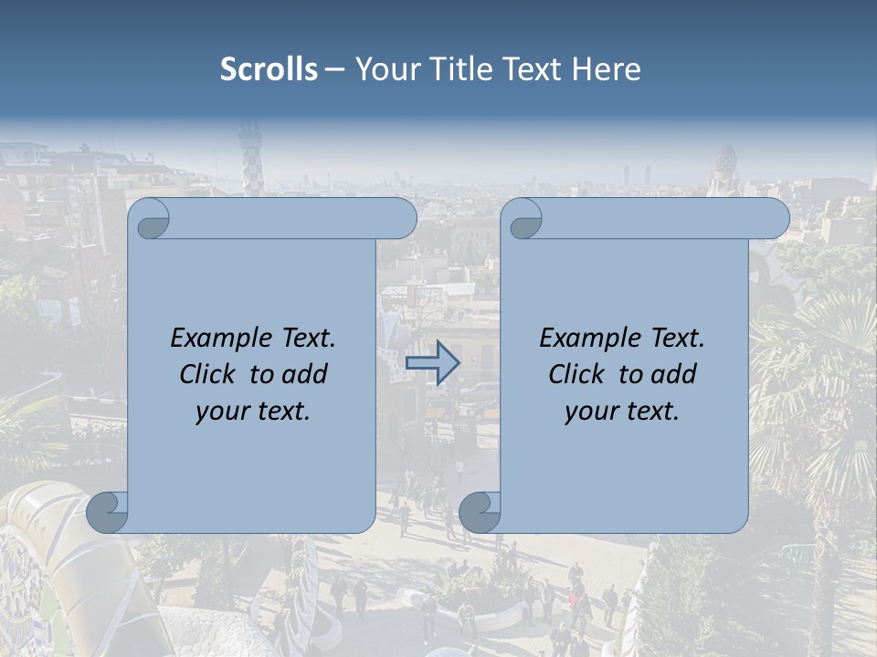 Gaudi Park Art PowerPoint Template