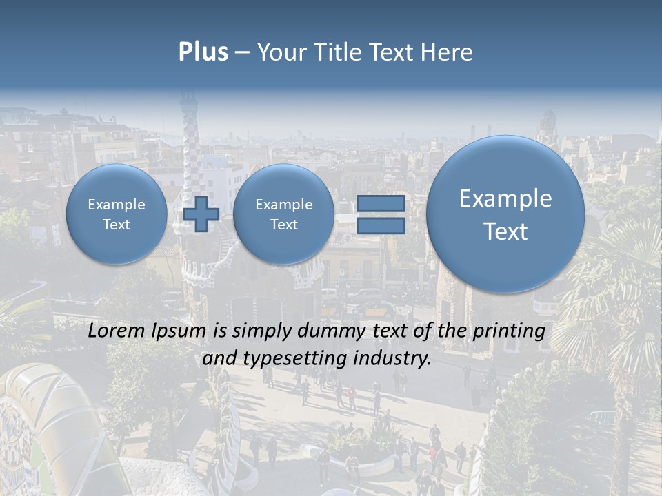 Gaudi Park Art PowerPoint Template