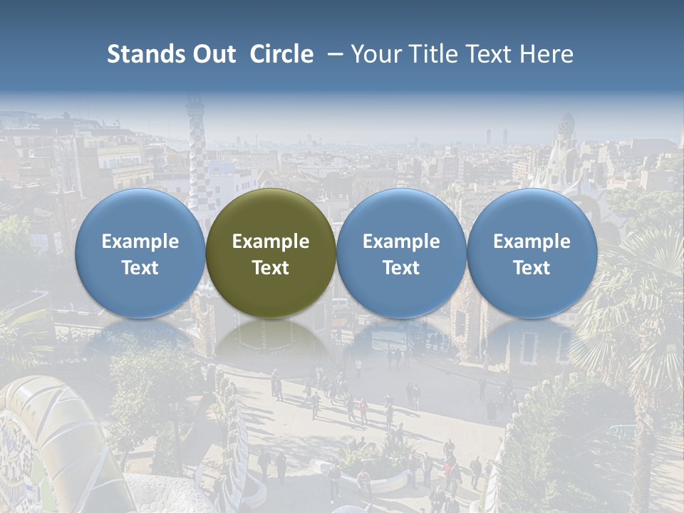 Gaudi Park Art PowerPoint Template