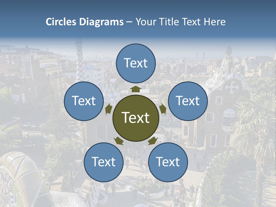 Gaudi Park Art PowerPoint Template