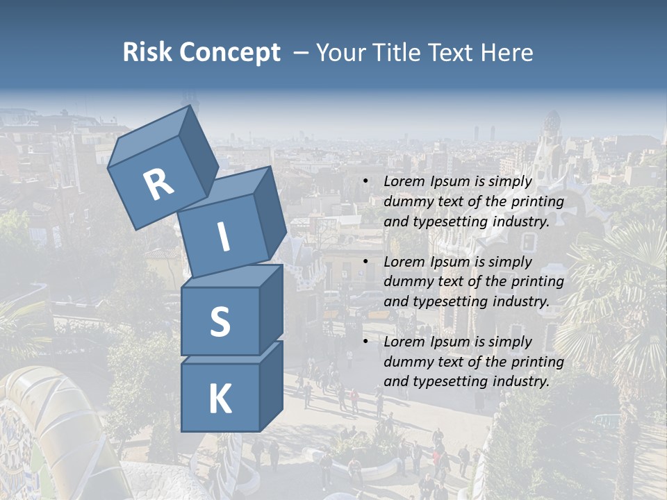 Gaudi Park Art PowerPoint Template