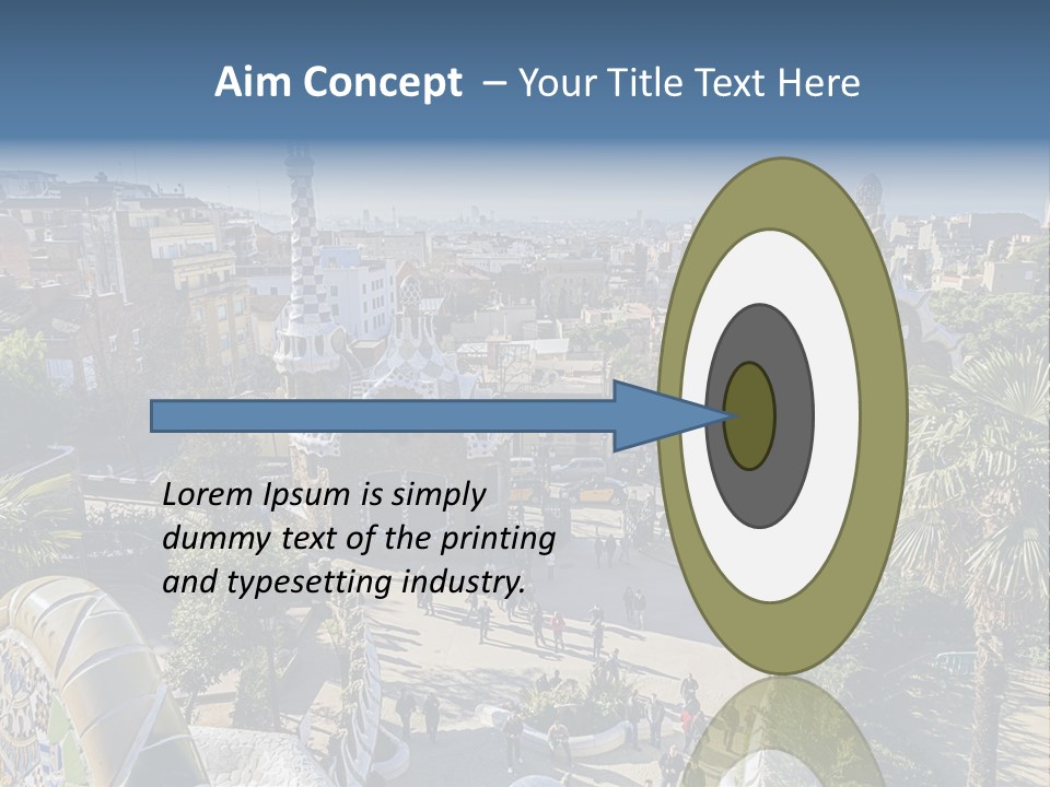 Gaudi Park Art PowerPoint Template