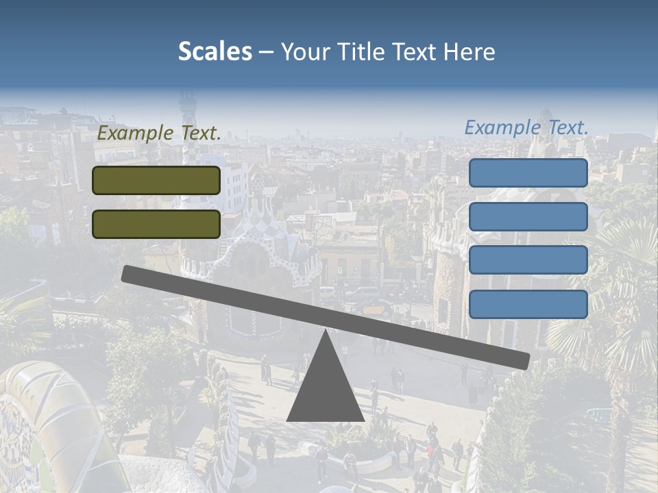 Gaudi Park Art PowerPoint Template