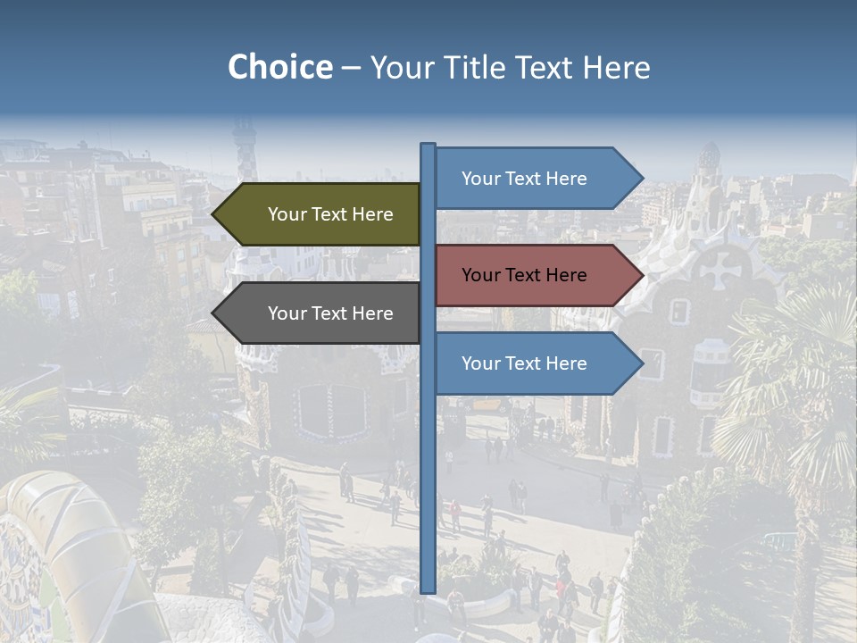 Gaudi Park Art PowerPoint Template