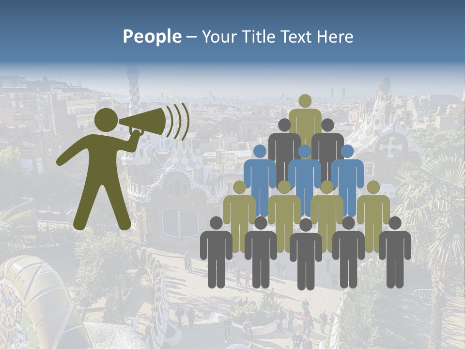 Gaudi Park Art PowerPoint Template