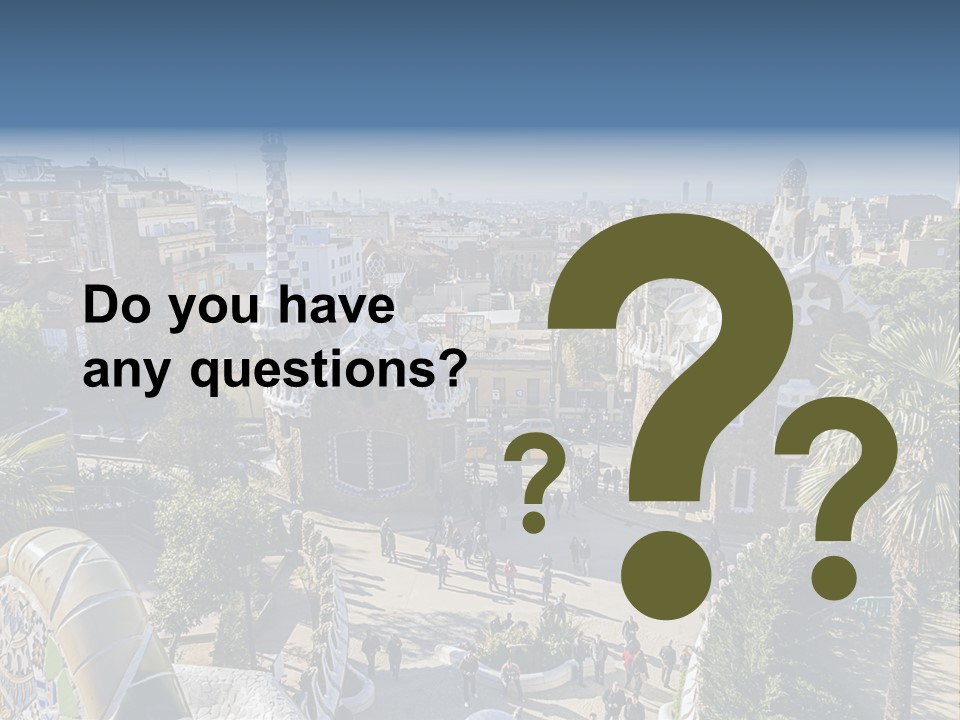 Gaudi Park Art PowerPoint Template