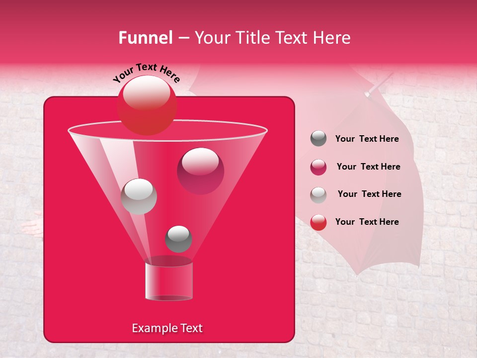 Caucasian Female Walking PowerPoint Template