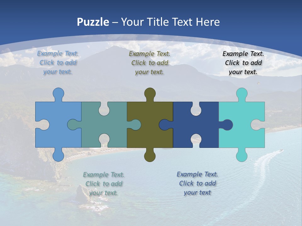 Calendar Wallpaper Colorful PowerPoint Template