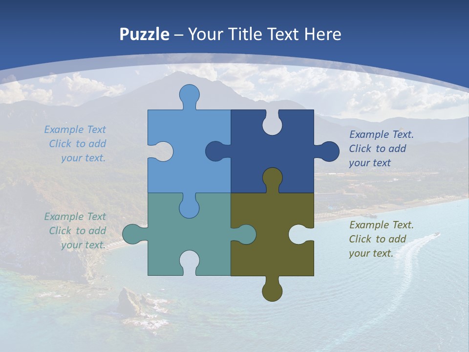 Calendar Wallpaper Colorful PowerPoint Template