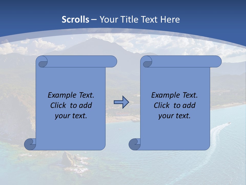 Calendar Wallpaper Colorful PowerPoint Template