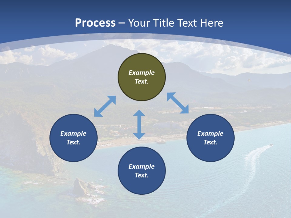 Calendar Wallpaper Colorful PowerPoint Template