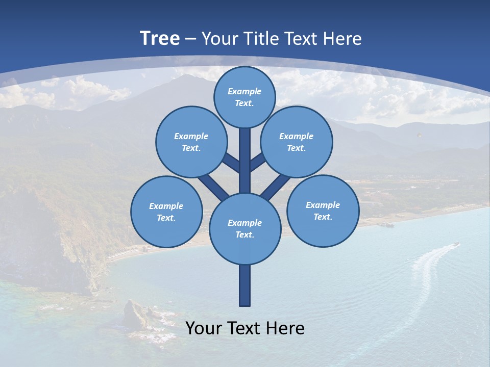 Calendar Wallpaper Colorful PowerPoint Template
