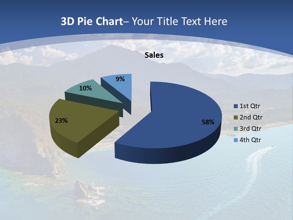 Calendar Wallpaper Colorful PowerPoint Template