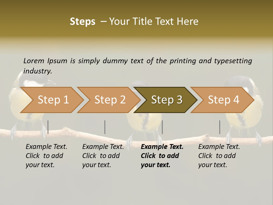 Bird Bird Life Small PowerPoint Template