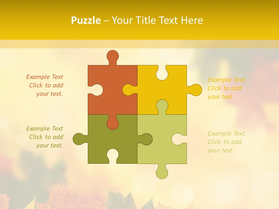 Light Nature Closeup PowerPoint Template