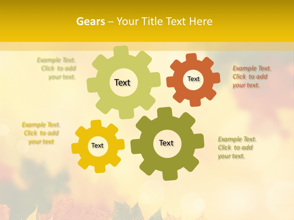 Light Nature Closeup PowerPoint Template