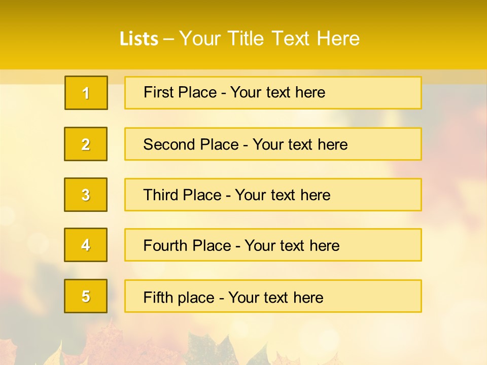 Light Nature Closeup PowerPoint Template