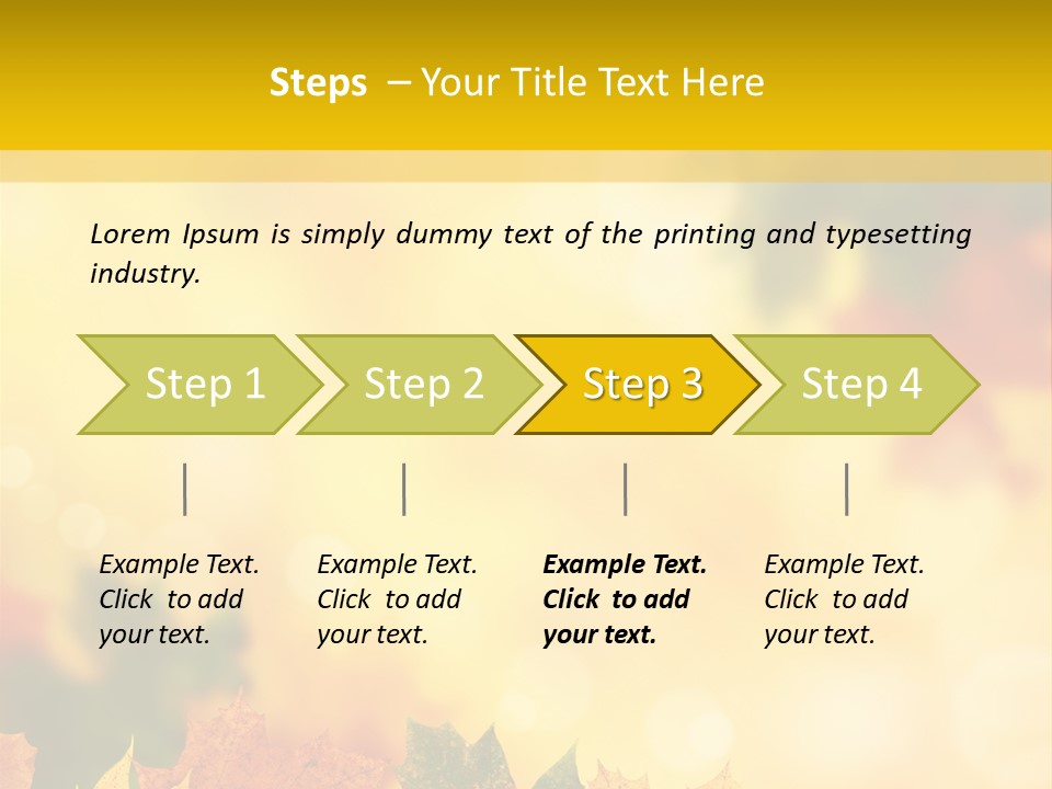 Light Nature Closeup PowerPoint Template