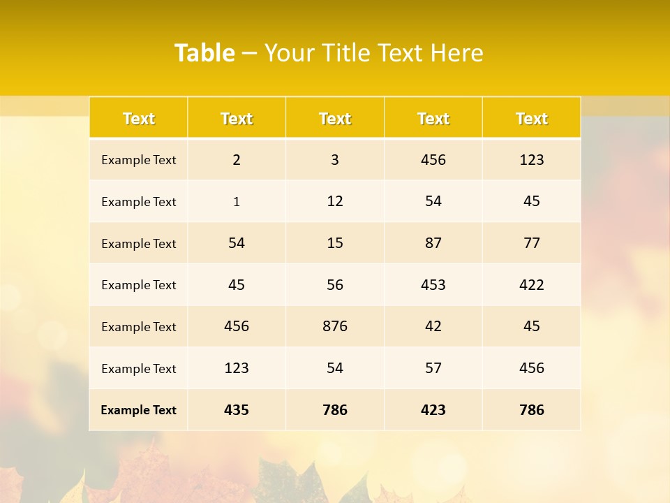 Light Nature Closeup PowerPoint Template