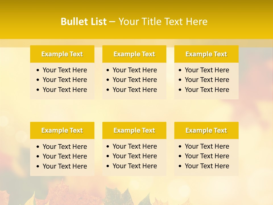 Light Nature Closeup PowerPoint Template