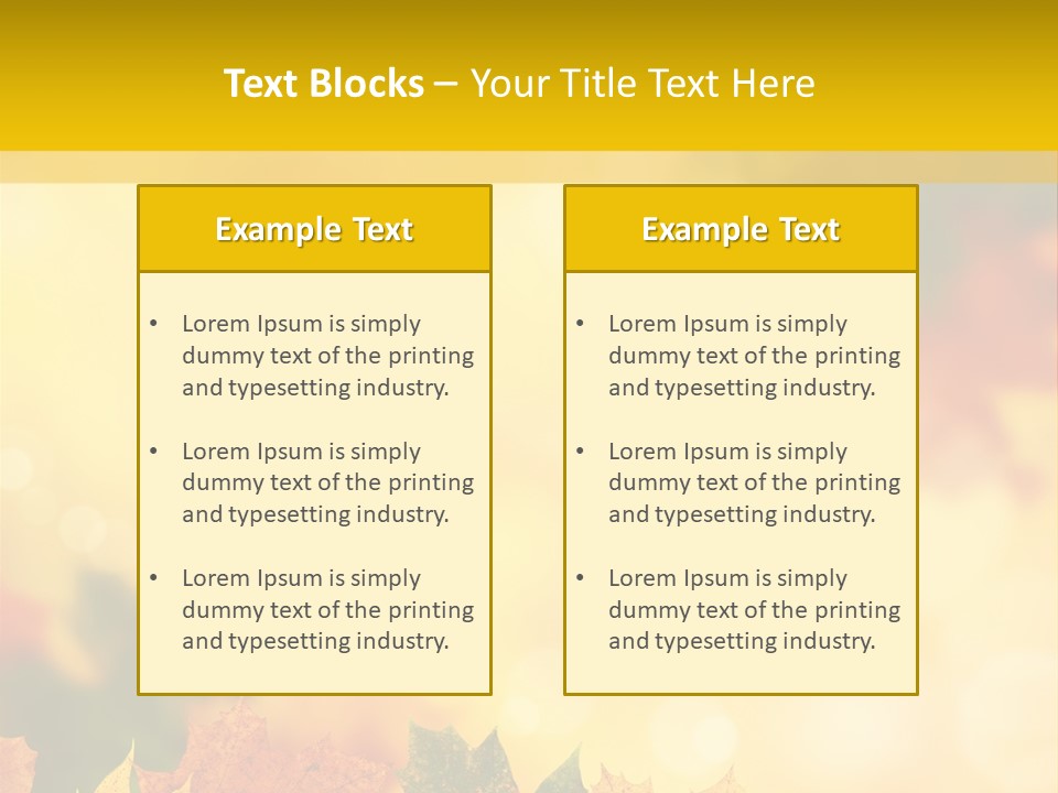 Light Nature Closeup PowerPoint Template