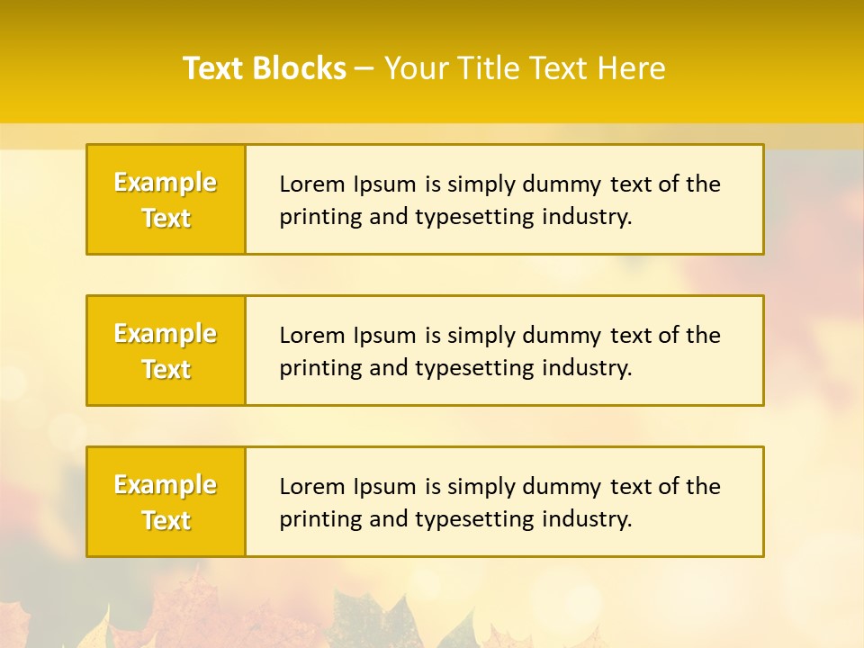 Light Nature Closeup PowerPoint Template