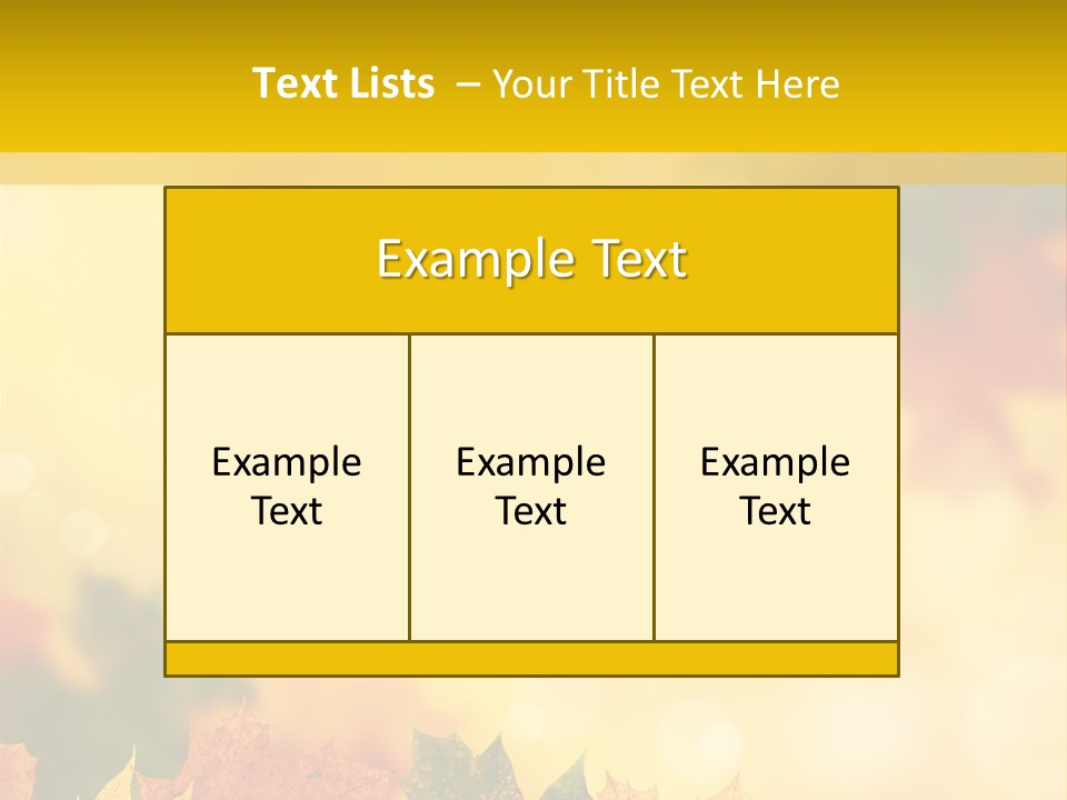 Light Nature Closeup PowerPoint Template