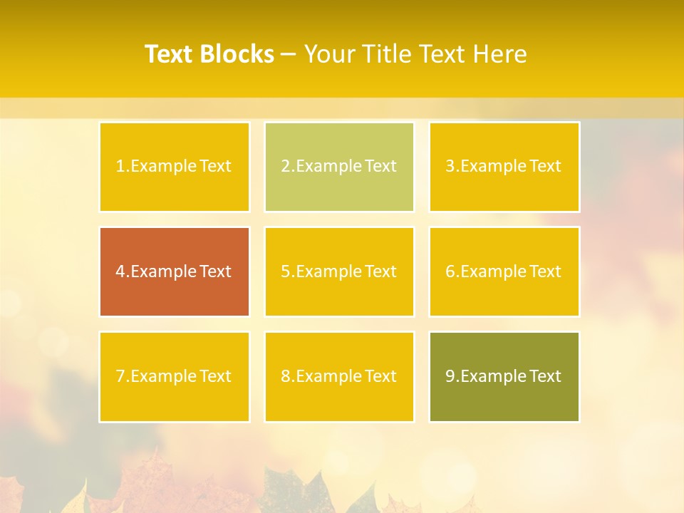 Light Nature Closeup PowerPoint Template