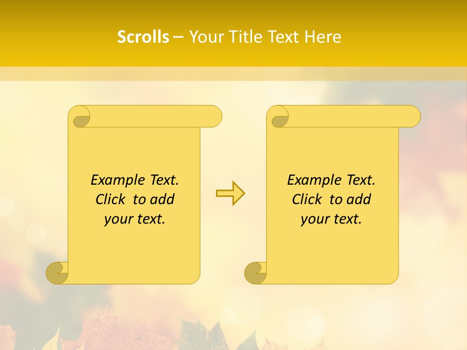 Light Nature Closeup PowerPoint Template