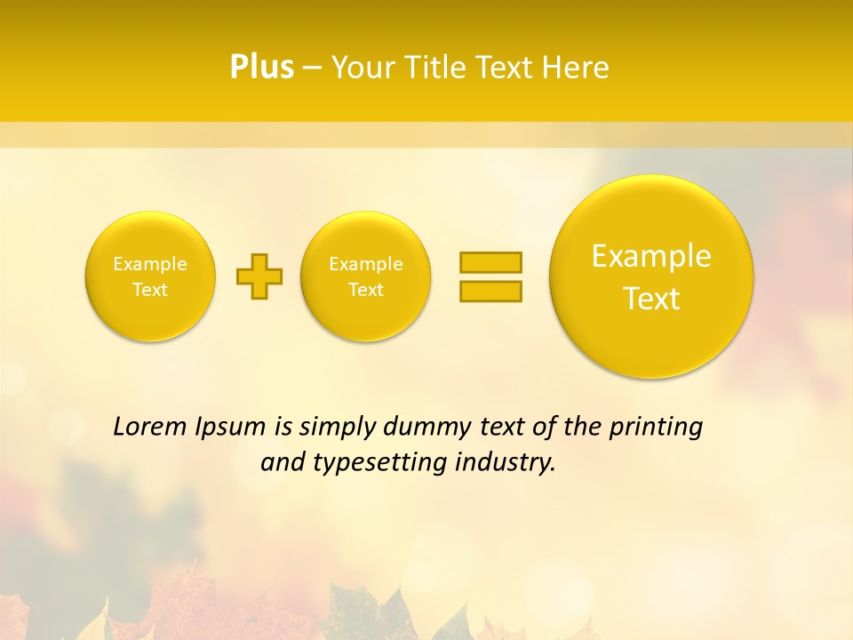 Light Nature Closeup PowerPoint Template
