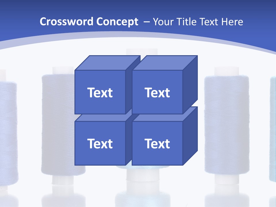 Yarn Material Repair PowerPoint Template