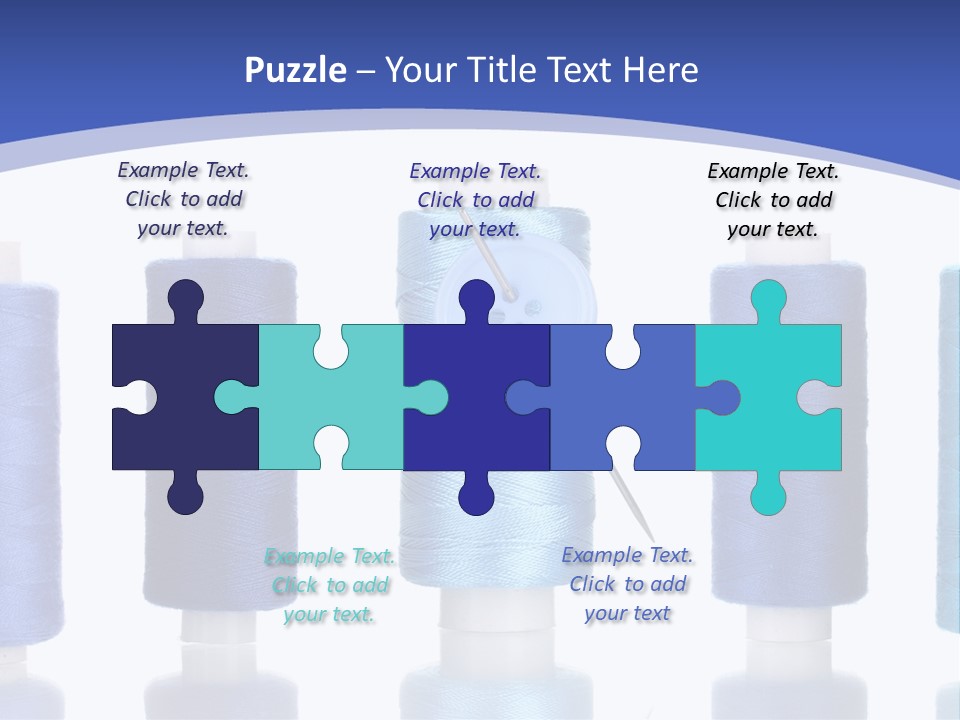 Yarn Material Repair PowerPoint Template