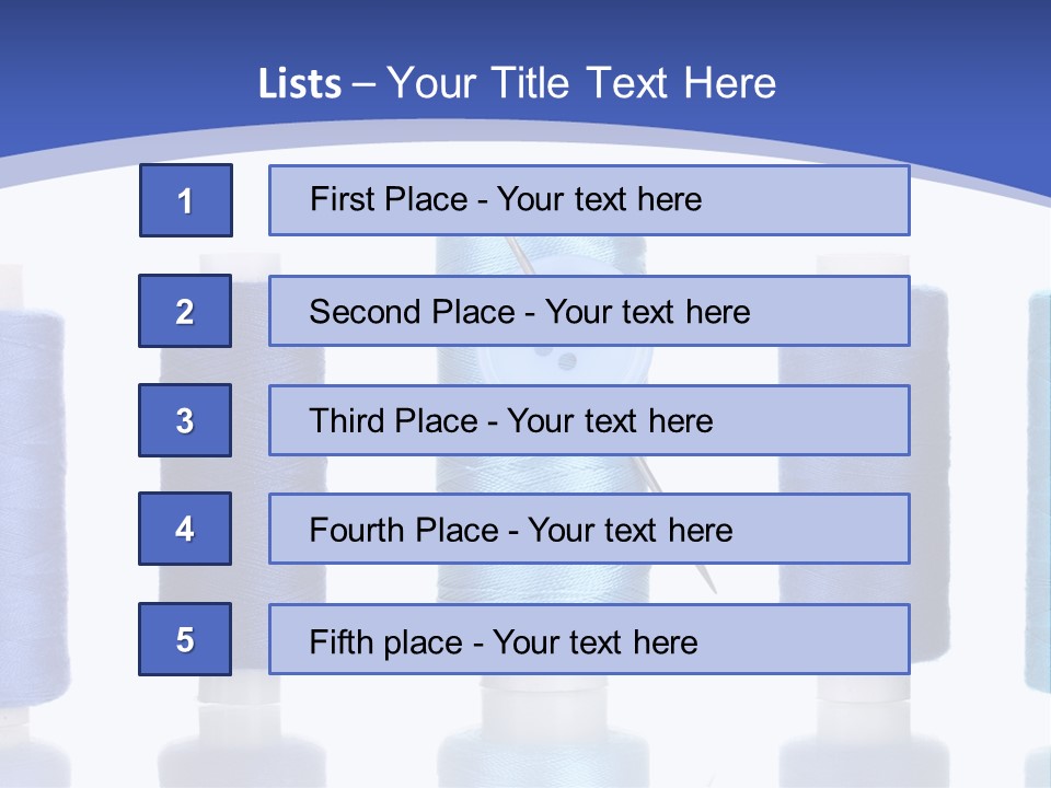 Yarn Material Repair PowerPoint Template