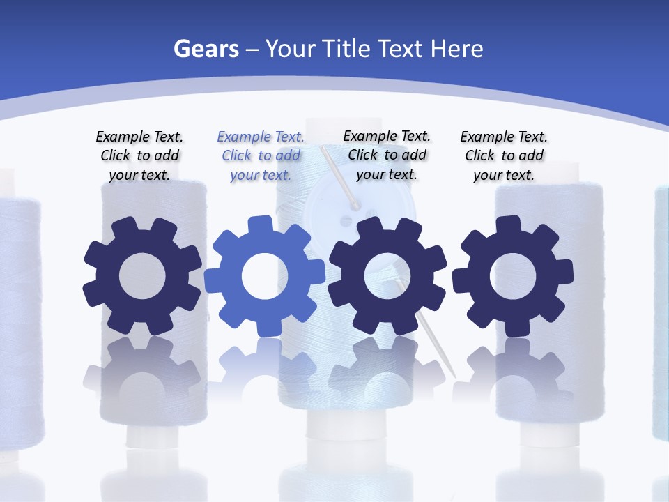 Yarn Material Repair PowerPoint Template