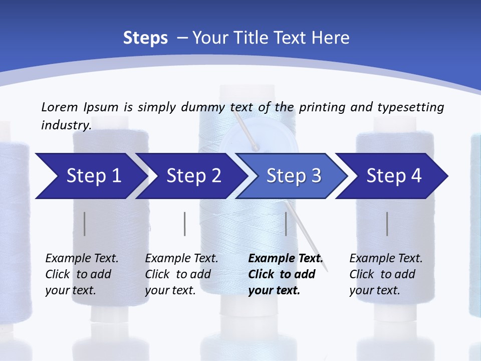 Yarn Material Repair PowerPoint Template