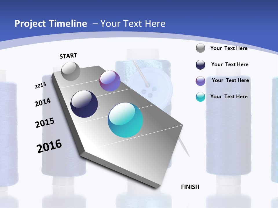 Yarn Material Repair PowerPoint Template