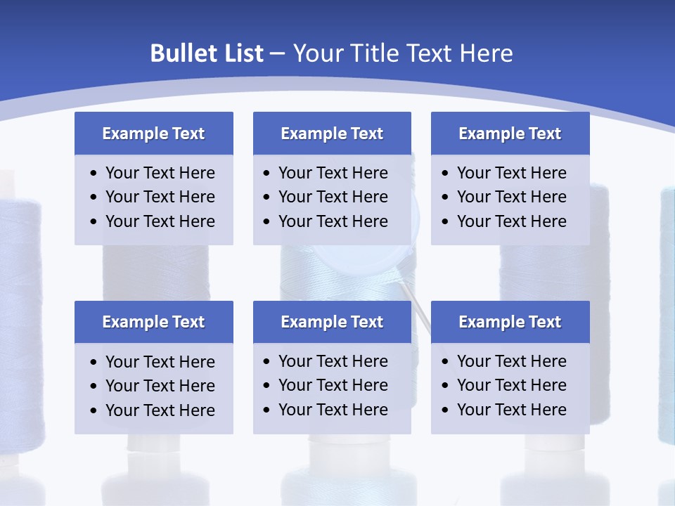 Yarn Material Repair PowerPoint Template
